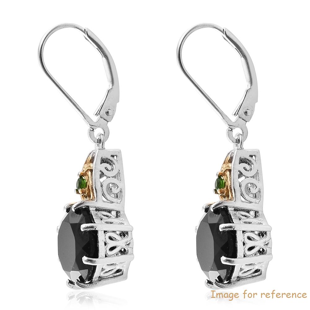 Black-Spinel-and-Russian-Diopside-with-Rhodium-2