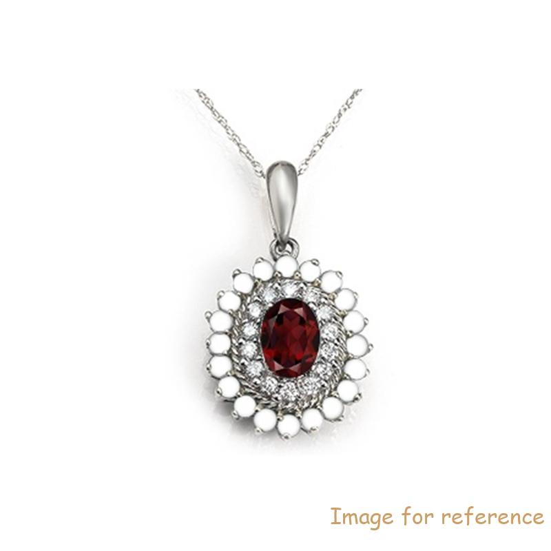 Red Garnet Pendant