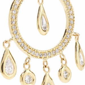 14K gold Cubic Zirconia earrings Jewelry Factory Jewelry OEM ODM