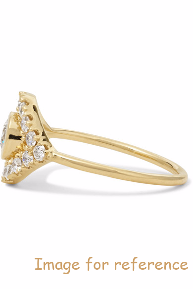 14K gold diamond ring3 14K gold diamond ring 925