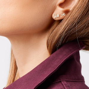 14K gold zirconia earrings OEM Jewelry manufacturers
