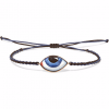 pulseira de esmalte prata