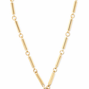 18-karat gold multi-stone necklace