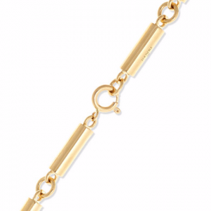 18-karat gold multi-stone necklace