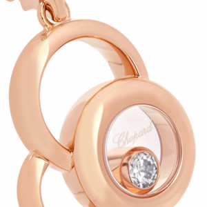18K rose gold earrings