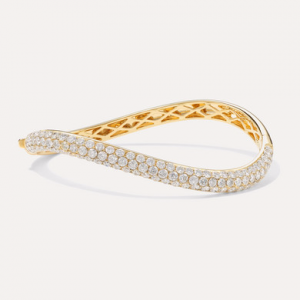 OEM factory 18K gold diamond bangle 925 silver fine jewelry wholesaler