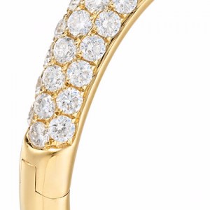 OEM factory 18K gold diamond bangle 925 silver fine jewelry wholesaler