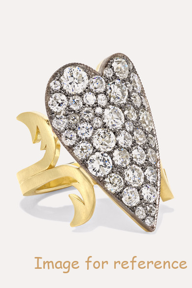 18K gold sterling silver diamond ring jewelry wholesaler 18K gold sterling silver diamond ring