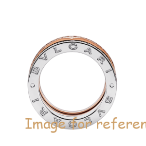 18K rose and white gold ring1