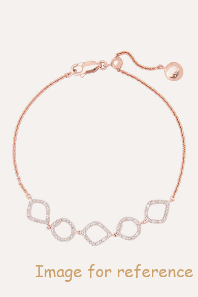 Sivle OEM 18K Rose Gol Sterling Silver Diamond Bracelet Custom grossiste sivle OEM 18K rose gold sterling silver diamond bracelet custom wholesaler