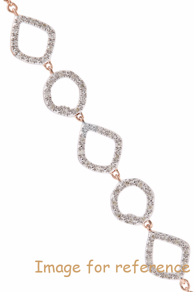 Sivle OEM 18K Rose Gol Sterling Silver Diamond Bracelet Custom grossiste sivle OEM 18K rose gold sterling silver diamond bracelet custom wholesaler