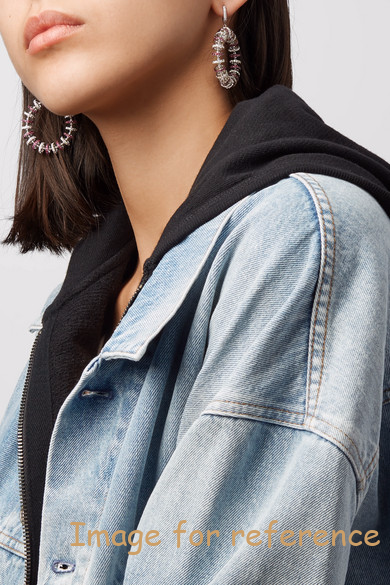 18K white glod Cubic Zirconia earrings OEM ODM factory custom wholesaler2