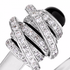 18K white gold ring OEM CZ Jewelry Manufacturer