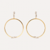 18k gold AAA Cubic Zirconia earrings OEM silver jewelry factory