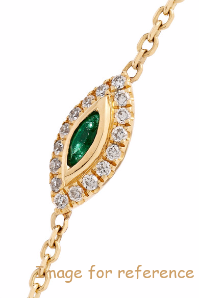 18k gold emerald diamond bracelet Sterling silver jewelry wholesaler3 OEM 18k gold emerald diamond bracelet Sterling silver jewelry wholesaler