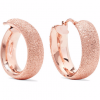 rose gold hoop earrings