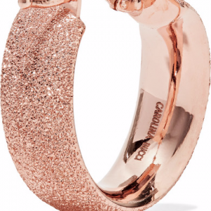 rose gold hoop earrings