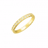 Cubic Zirconia RING YELLOW GOLD Jewelry OEM Factory