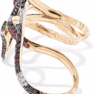 Custom GUCCI 18k gold multi-stone ring wholesalser2