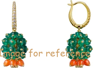 EMERALDS YELLOW GOLD EARRINGS