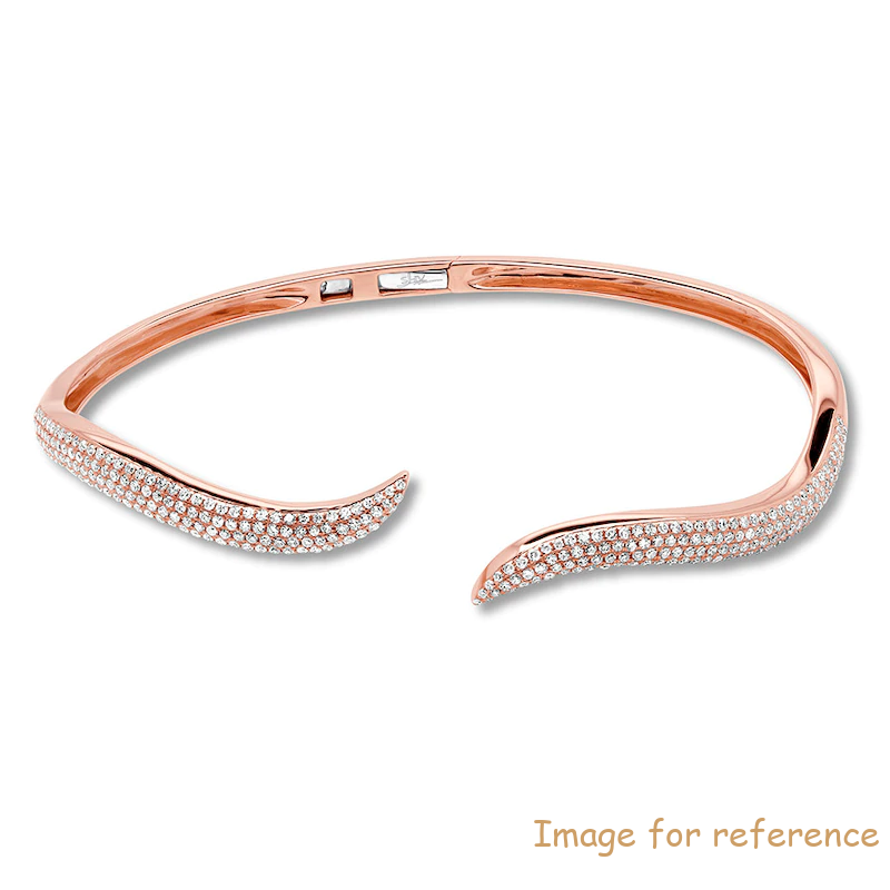 OEM silver Bangle 14K Rose Gold China Custom-Made Jewelry Factory