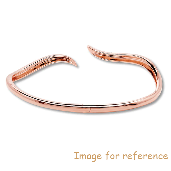 OEM silver Bangle 14K Rose Gold China Custom-Made Jewelry Factory
