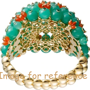 YELLOW GOLD EMERALDS BRACELET1