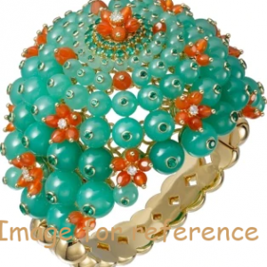 YELLOW GOLD EMERALDS BRACELET1