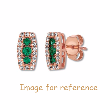 cubic zirconia Earrings OEM Sterling Silver Jewelry