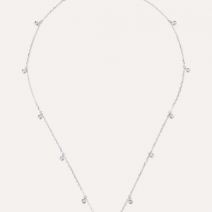 custom Gucci 18K white gold diamond necklace wholesaler3