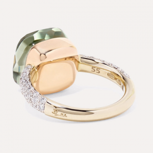 ring Jewelry OEM Factory 18k rose white gold4