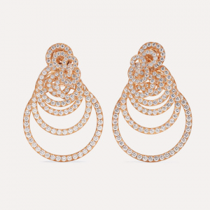 rose gold zirconia earrings OEM Factory jewelry custom wholesaler