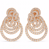 rose gold zirconia earrings OEM Factory jewelry custom wholesaler