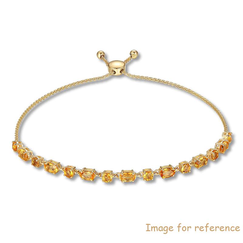 Citrine Bolo Bracelet
