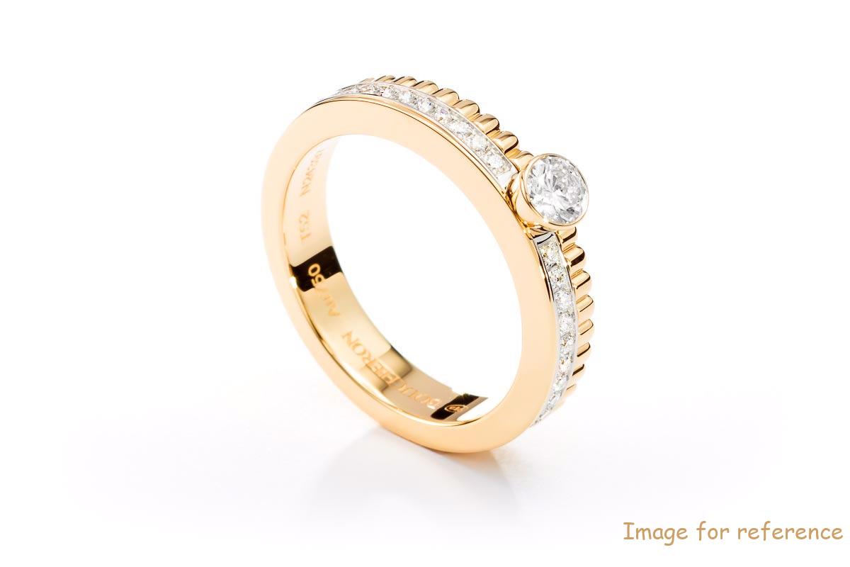 18k white and yellow gold customize ring Collection manufacturer2 customize ring Collection manufacturer