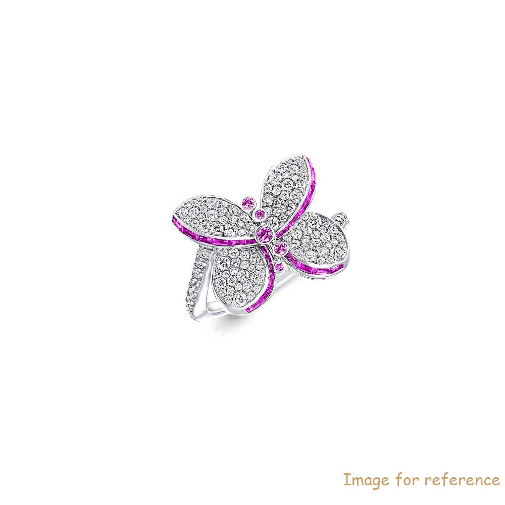 925 silver jewelry manufacturer Butterfly Ring OEM ODM