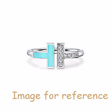 China oem silver wholesale Ring in 18k White Gold
