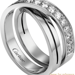 Custom Made 18K white cubic zirconia ring jewelry manufacturer