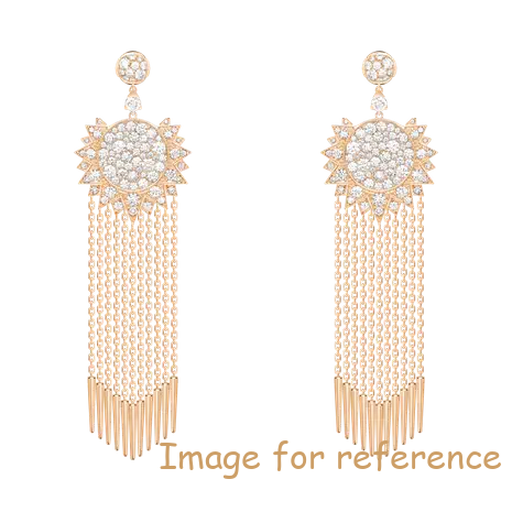OEM 925 sterling silver earrings in 18K rose gold custom manufacturer