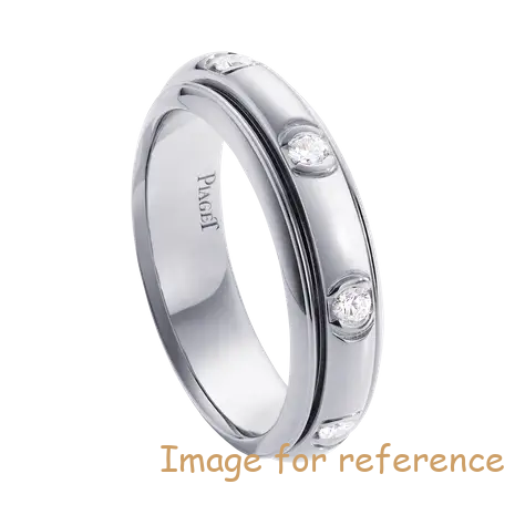 OEM Swarovski zirconia wedding ring in 18K white gold Sterling Silver Jewelry Factory