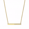 OEM ZIRCON NECKLACE , YELLOW GOLD MANUFACTURER