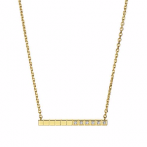 OEM ZIRCON NECKLACE , YELLOW GOLD MANUFACTURER