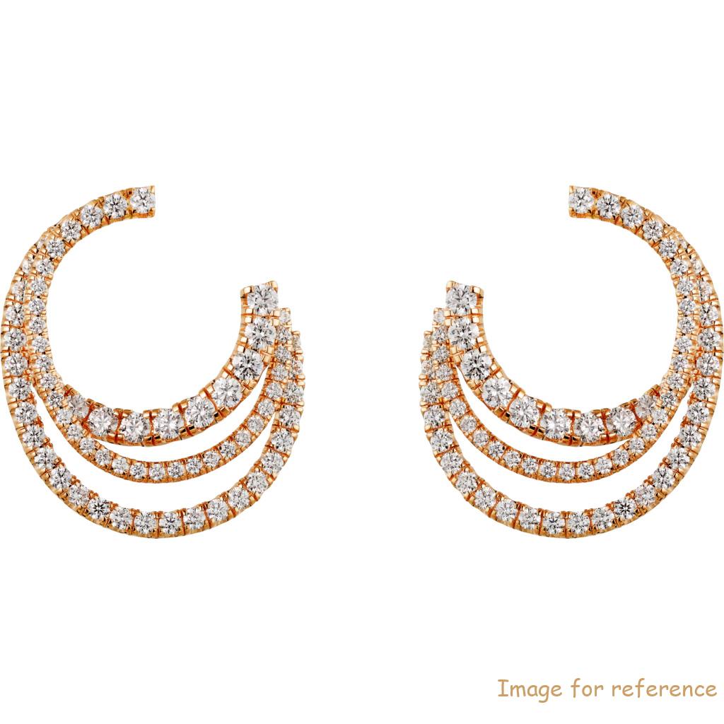 Swarovski zircon 18k Rose Gold Sterling Silver Custom Jewelry