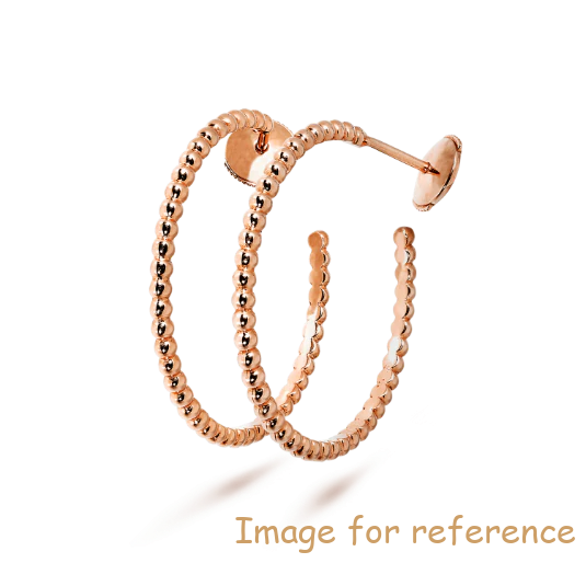 rose gold hoop earrings OEM 925 Kumush zargarlik buyumlari ishlab chiqaruvchisi
