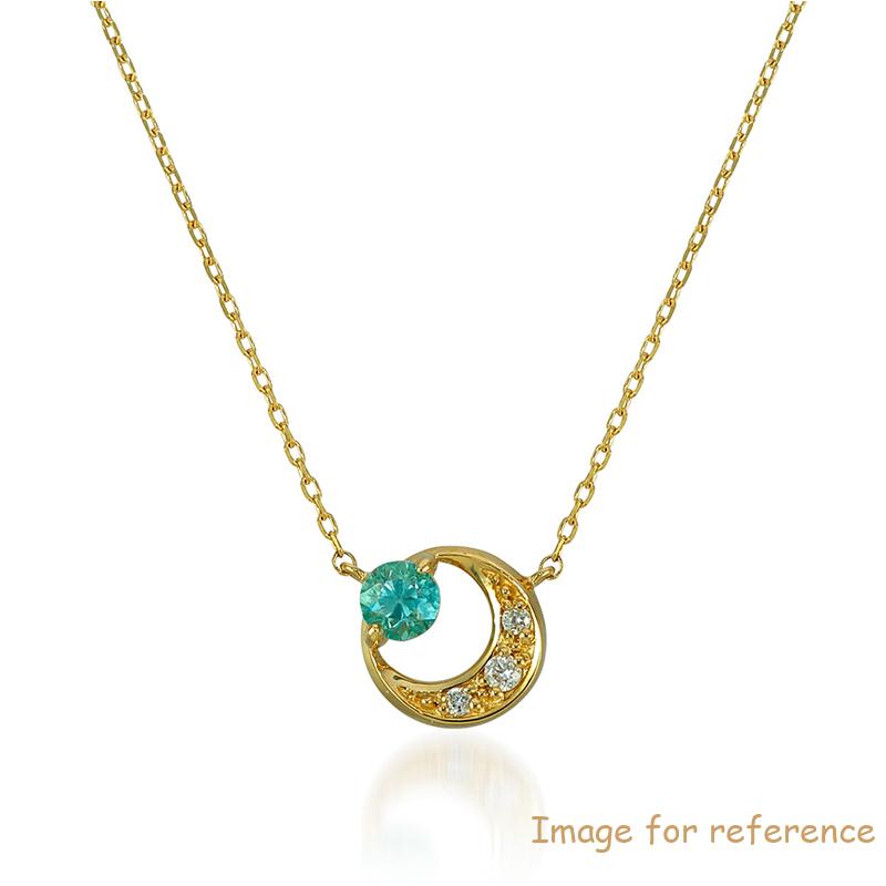 Fluorite Moon Necklace Algerians white gold ring