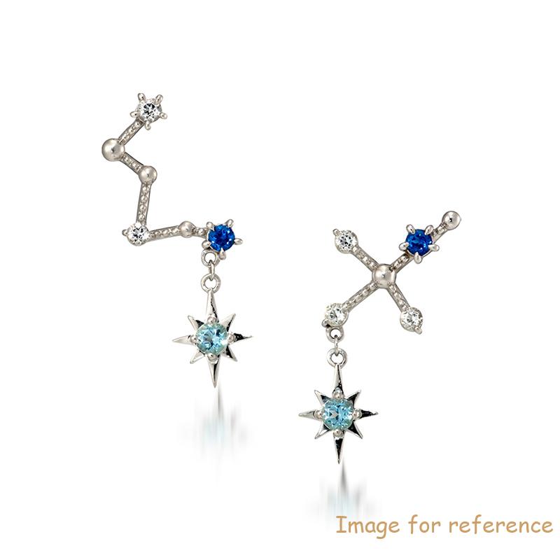 Pierced Constellation Earrings