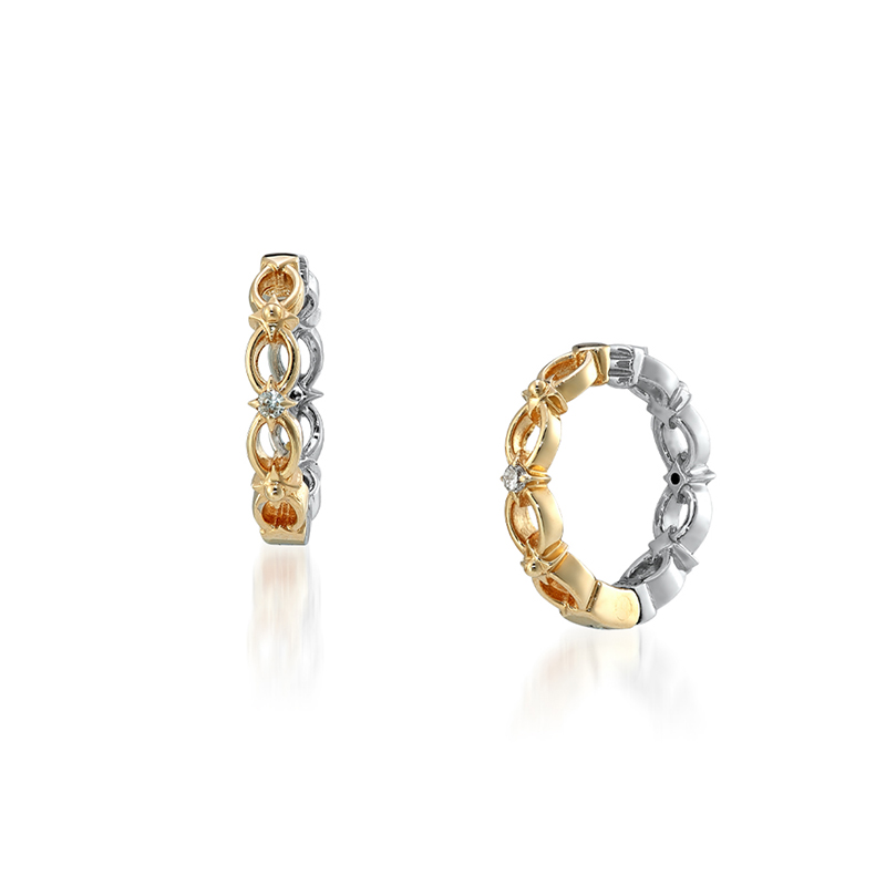 Diamond Lacy Earrings 