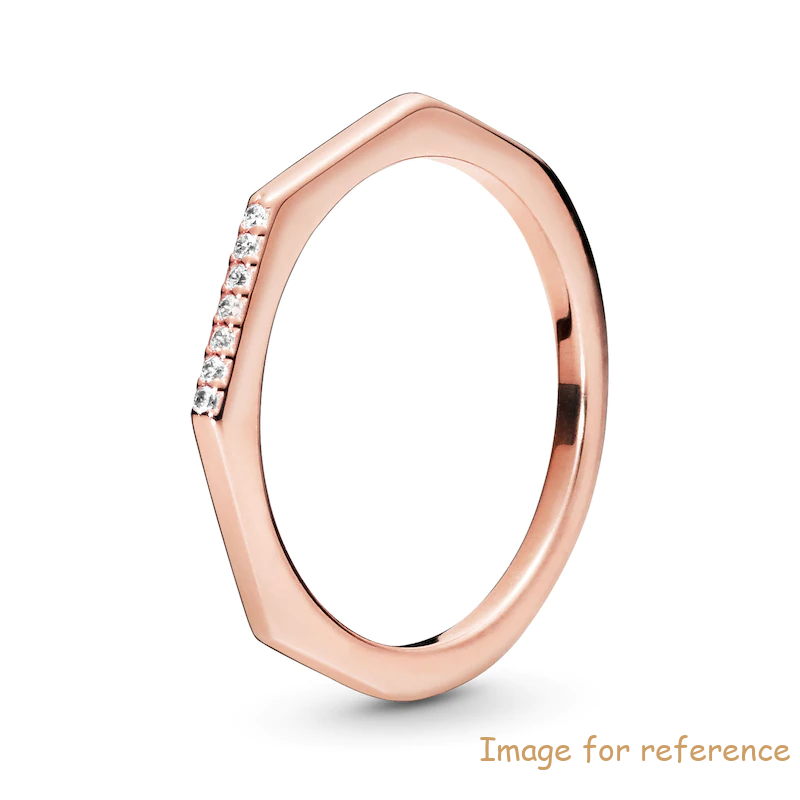 18K Rose gold ring custom 925 sterling silver fine jewelry OEM ODM factory