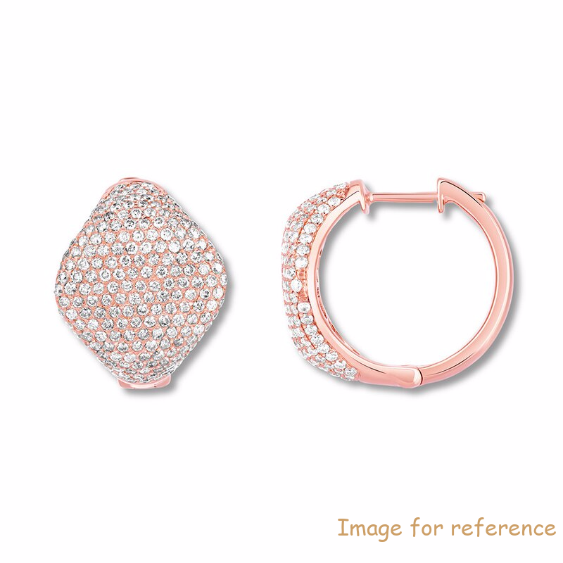 925 Sterling Silver Customized Jewelry Hoop Earrings 14K Gold