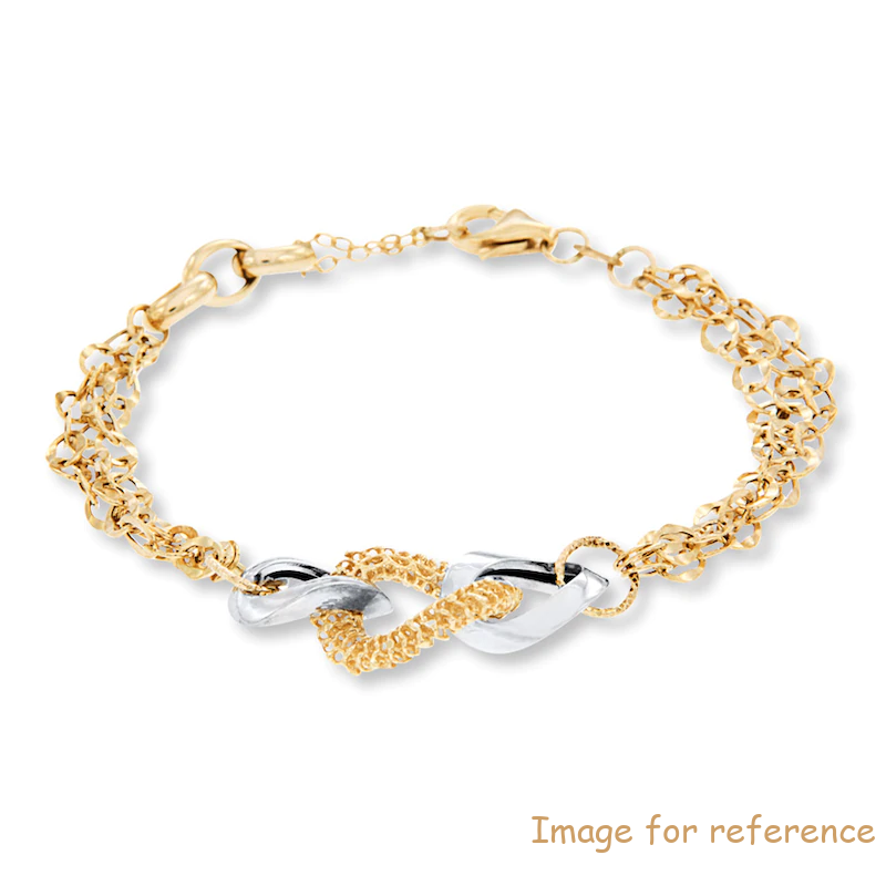 Custom Sterling silver Bracelet 14K Yellow Gold jewellery Manufacturer OEM